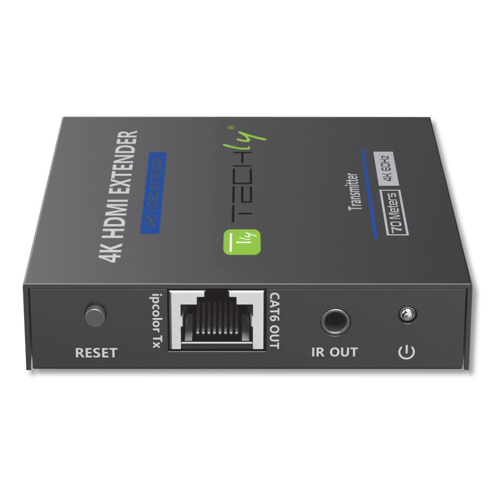 Techly IDATA EXT-565 moltiplicatore AV Trasmettitore e ricevitore AV Nero
