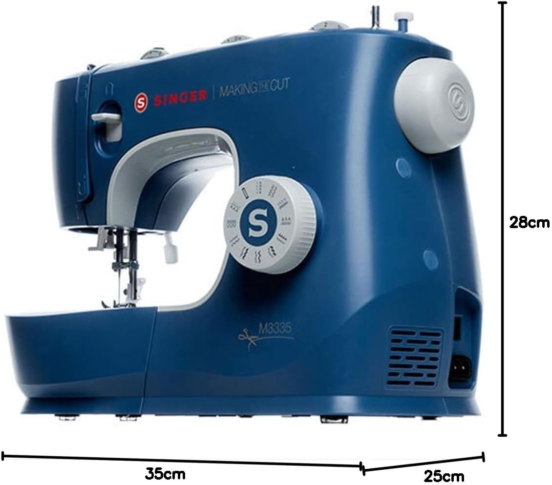 Singer Macchina da cuciner M3335, 23 punti, braccio libero, telaio in metallo