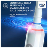 Oral-B PRO 14876674 spazzolino elettrico Bambino Spazzolino rotante Multicolore, Bianco