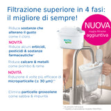 Brita Filtro per acqua MAXTRA PRO All-in-1 Pacchetto di risparmio semestrale da 6 filtri - NUOVO MAXTRA+ Riduce impurità, cloro, pesticidi e calcare per acqua del rubinetto dal gusto migliore