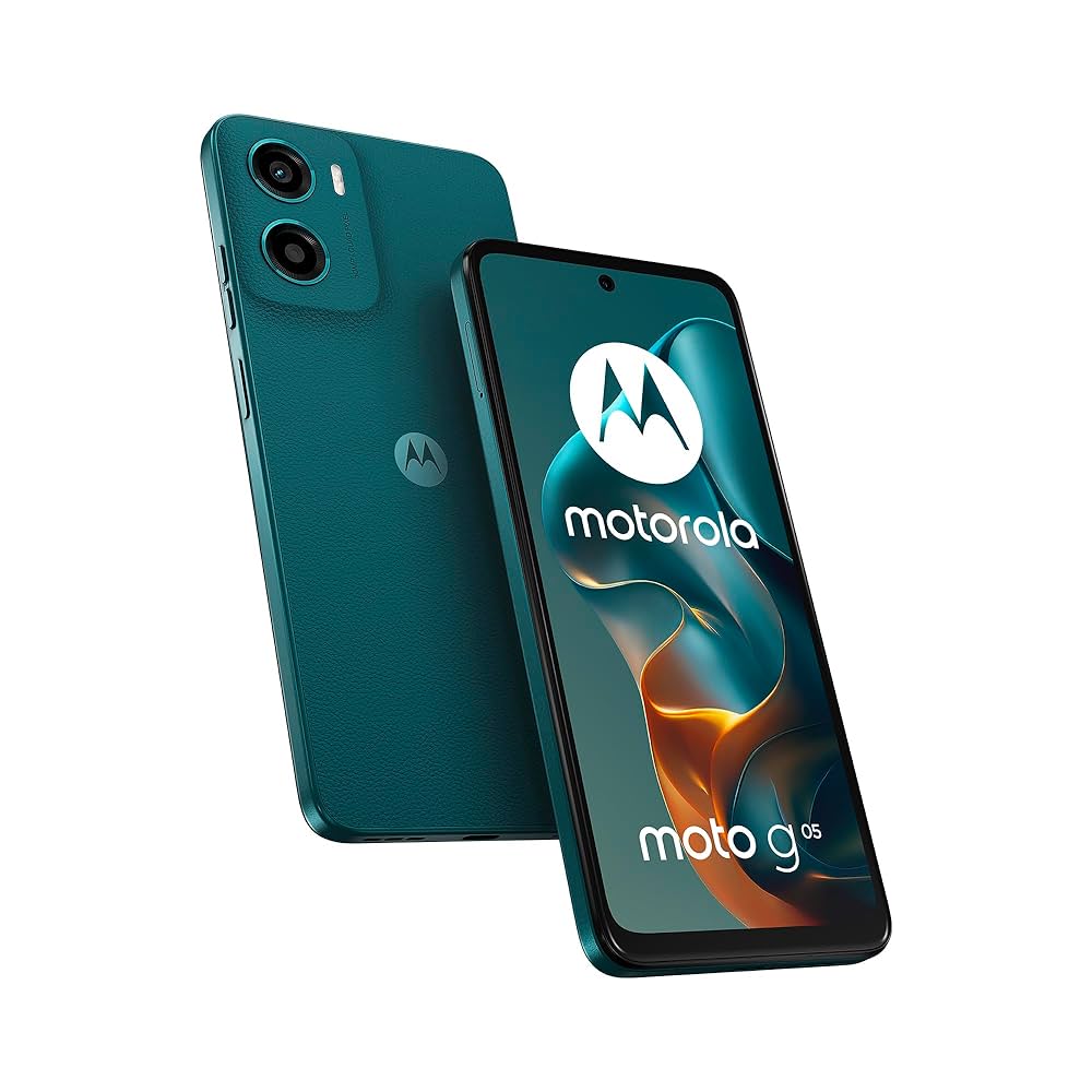 Motorola Moto G05 8 GB / 128 GB Verde Dual SIM 4G – Display 6,67″ HD+, Batteria 5200 mAh