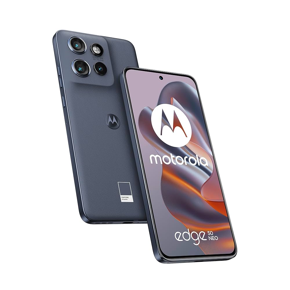 Motorola Edge 50 Neo 12 GB / 512 GB Grigio (Pantone Grisaille) Dual SIM 5G – Display 6,36″ pOLED 120 Hz, Batteria 4310 mAh