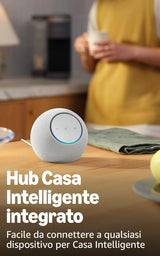 Amazon Echo Dot Max - Altoparlante Alexa con audio avvolgente, Hub Casa Intelligente integrato, Ametista