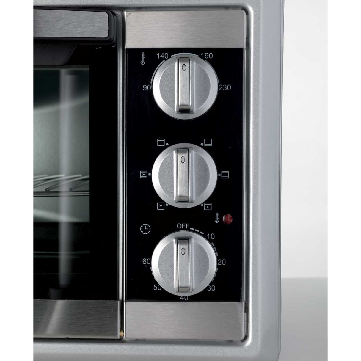 Ariete 985 Forno Elettrico Ventilato 30 litri - Bon Cuisine 300 - Doppio vetro - Temperatura max 230° - 1500 Watt - 6 posizioni cottura - Timer 60’
