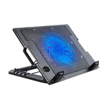 Techly Supporto per notebook fino a 17.3" con sistema di raffreddamento