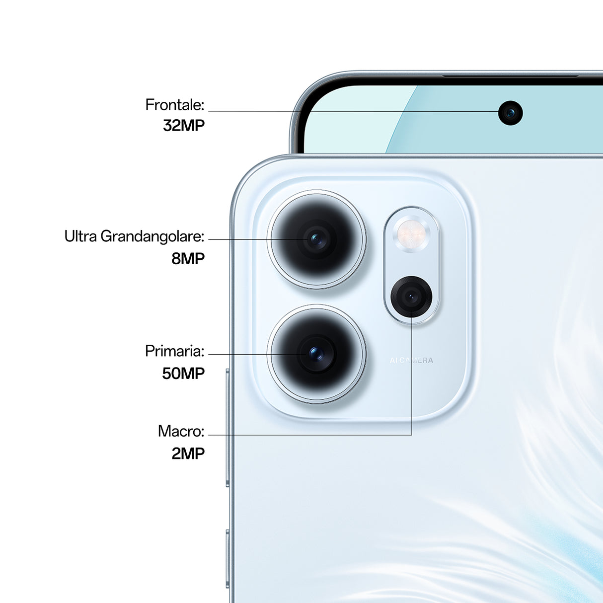 Oppo Reno14 Fs Smartphone Opal Blue