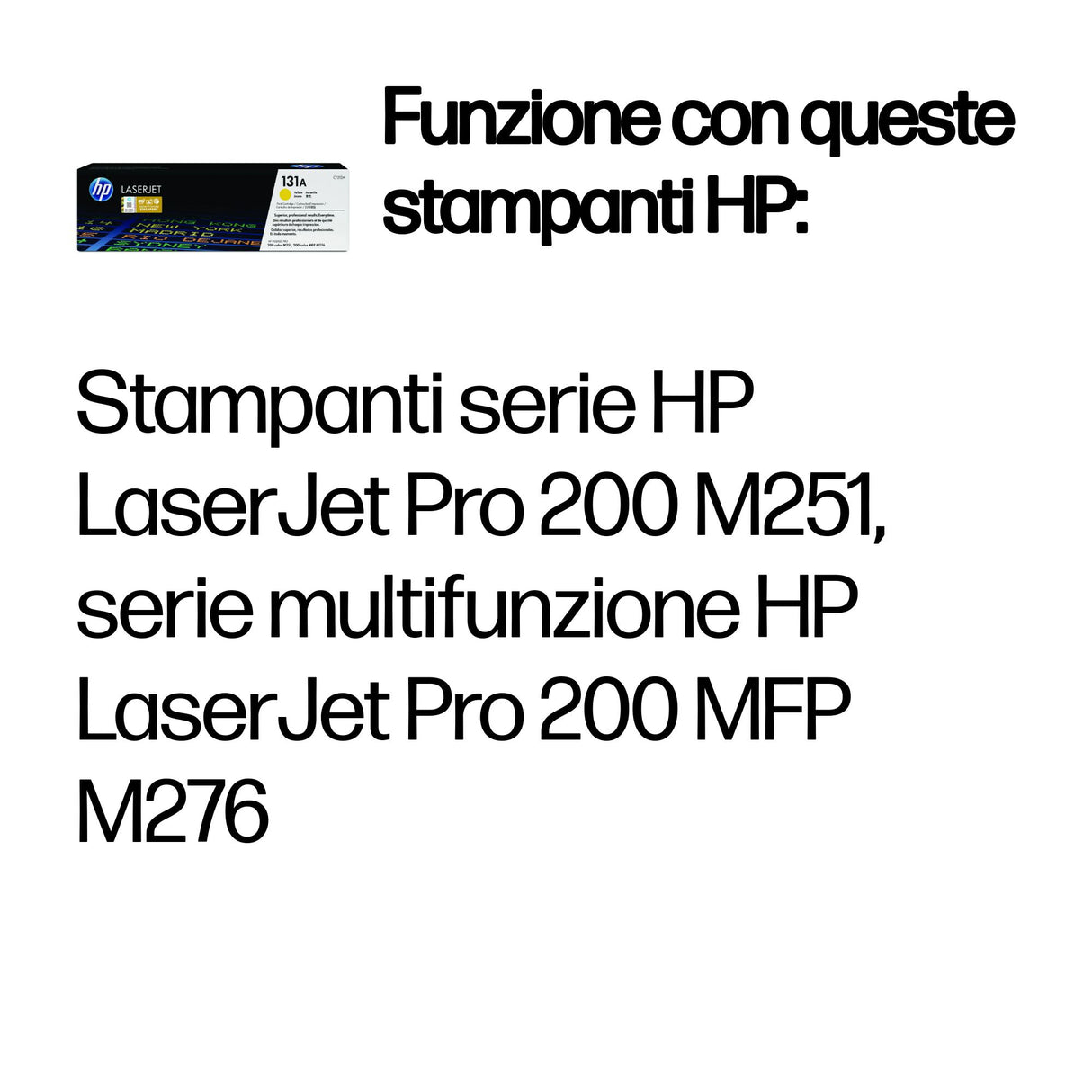 HP Cartuccia Toner originale giallo LaserJet 131A
