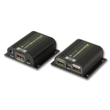 Techly IDATA EXT-E70POED moltiplicatore AV Trasmettitore e ricevitore AV Nero