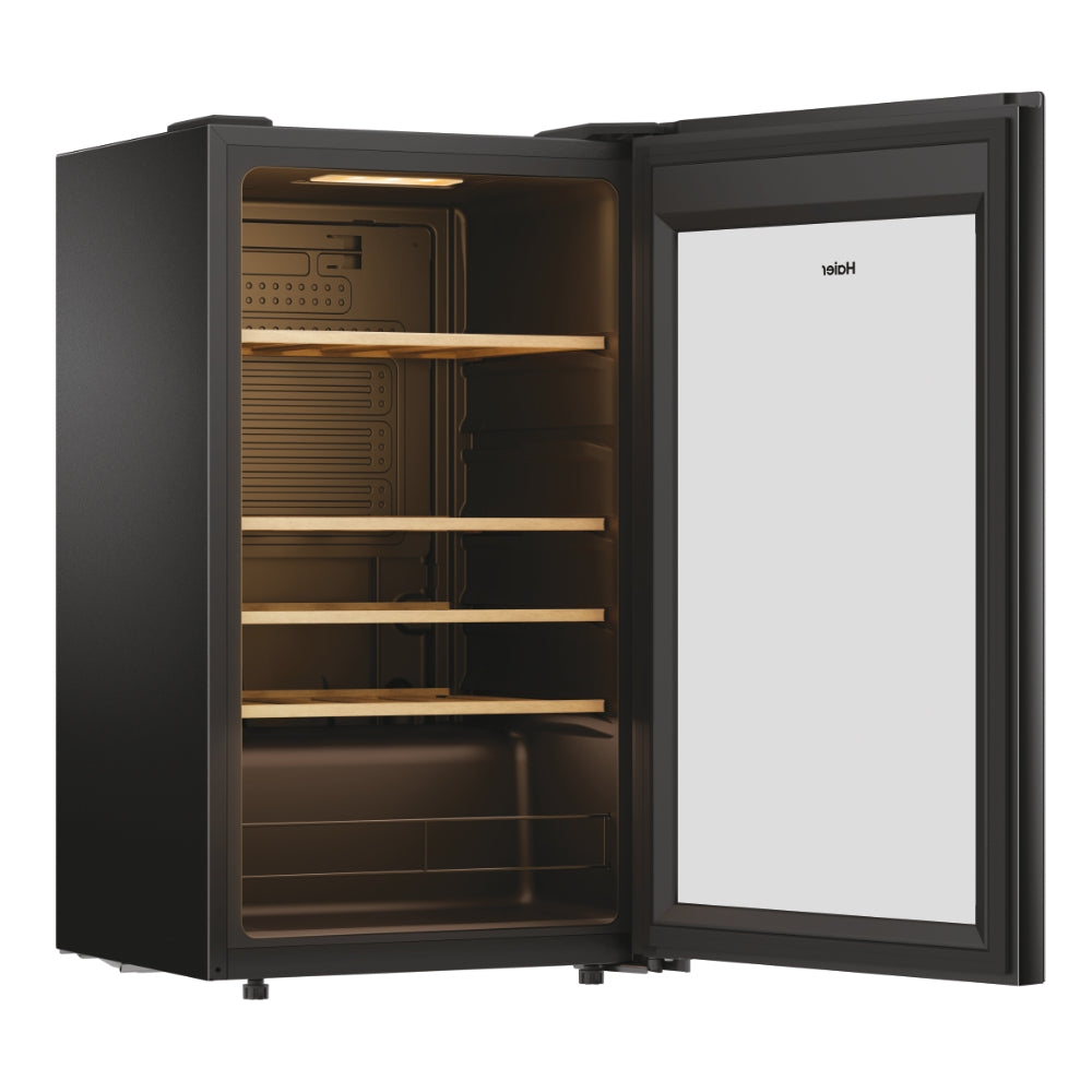 Haier Wine Bank 50 Serie 3 HWS34GGH1 Cantinetta vino con compressore Libera installazione Nero 34 bottiglia/bottiglie