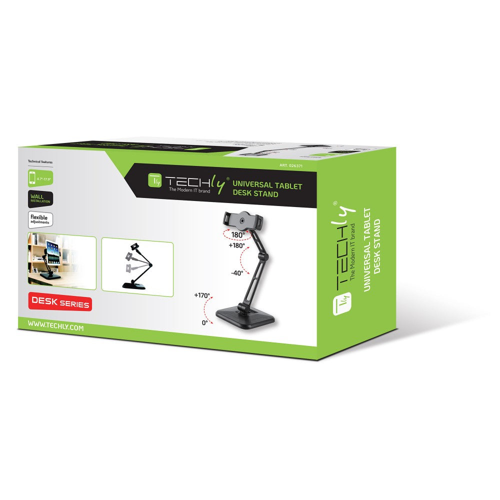 Techly ICA-TBL 2801 supporto per personal communication Supporto passivo Tablet/UMPC Nero