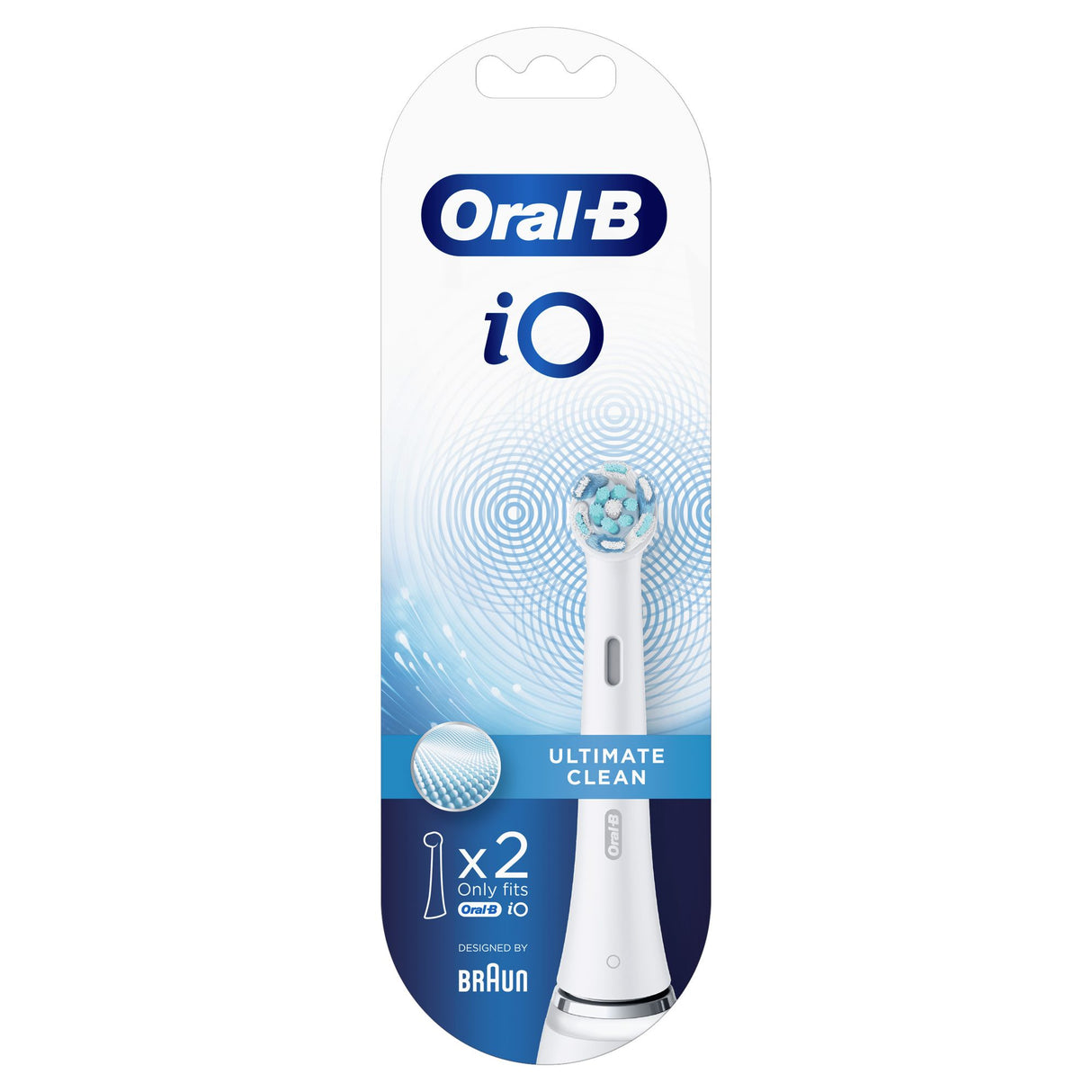 Oral-B iO Testine Di Ricambio Ultimate Clean. 2 Pezzi