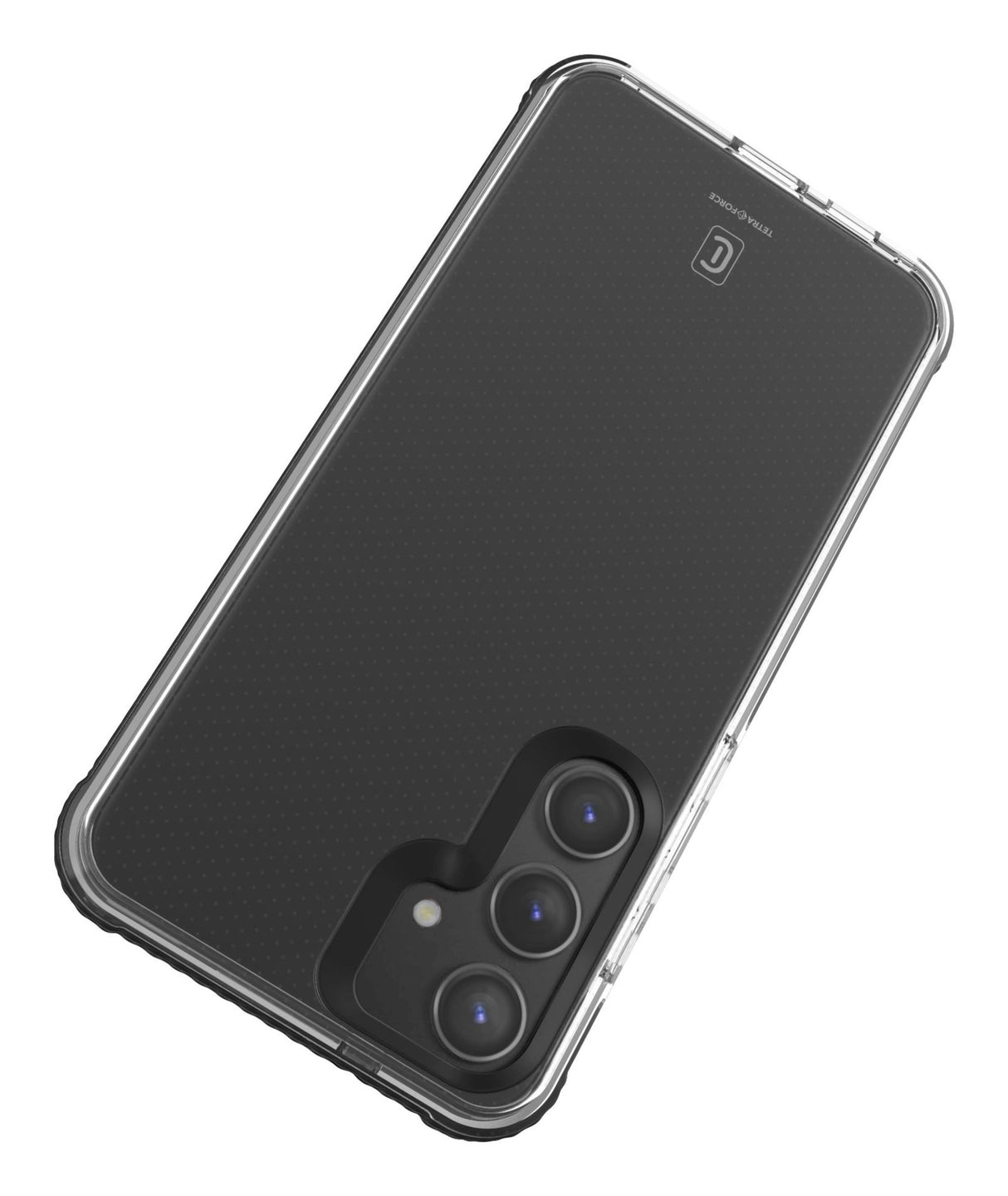 Cellularline Tetra Force Strong Guard - Galaxy S25 Custodia flessibile ultra-protettiva, anti-shock con tecnologia antibatterica Microban® integrata