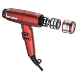 GA.MA Phon iQ Lite: leggero 316 grammi, ultracompatto, 1500 W, Tecnologia agli Ioni e Ossigeno Attivo, Motore Brushless a lunga durata, Effetto Anti Crespo, Sei combinazioni di temperatura e velocità, Pulsante Aria Fredda, Silenzioso, Accessori esclusivi