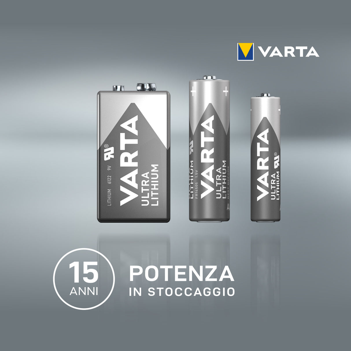 Varta Ultra Lithium, Batteria al litio, AA, Mignon, FR14505, Blister da 2