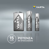 Varta Ultra Lithium, Batteria al litio, AA, Mignon, FR14505, Blister da 2