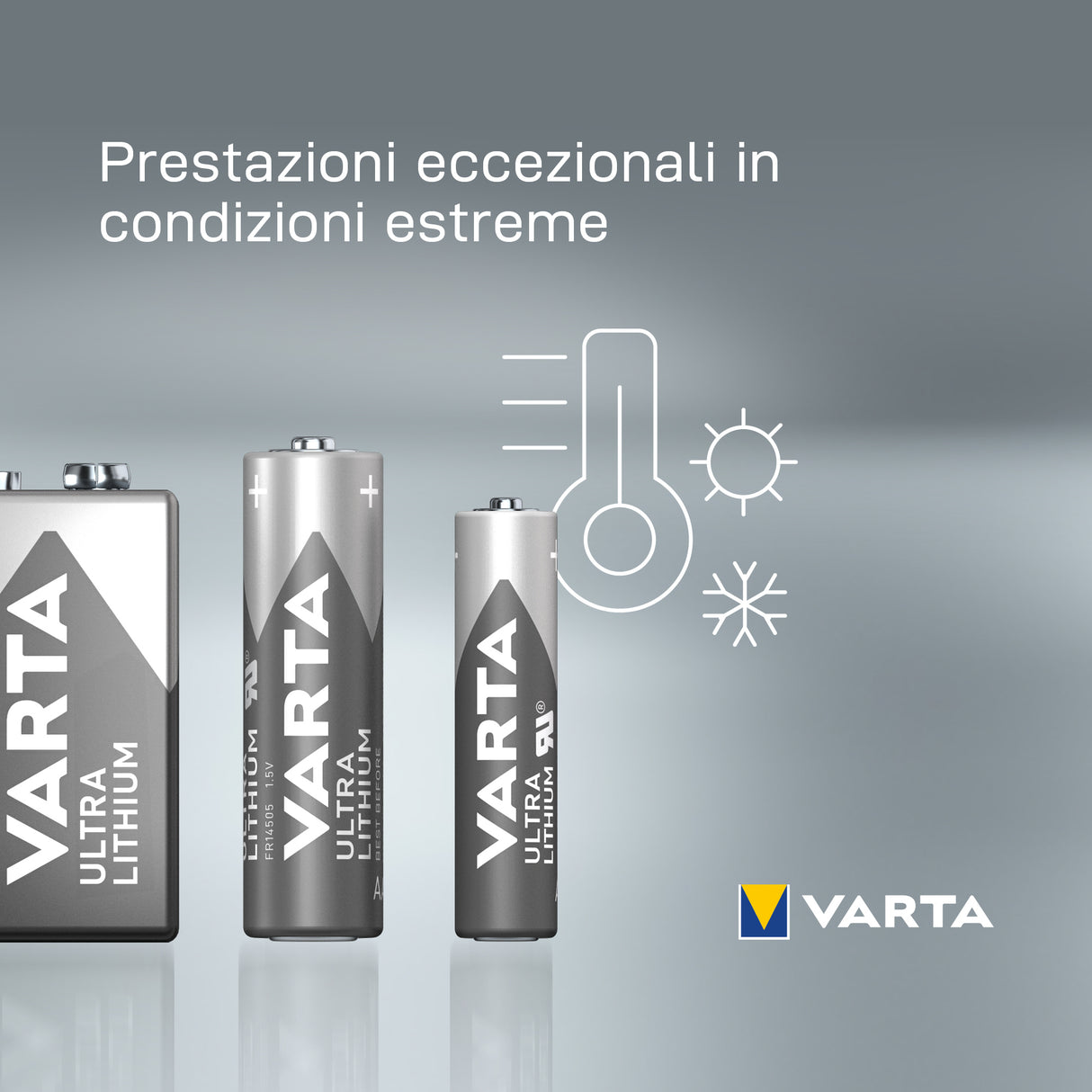Varta Ultra Lithium, Batteria al litio, AA, Mignon, FR14505, Blister da 2