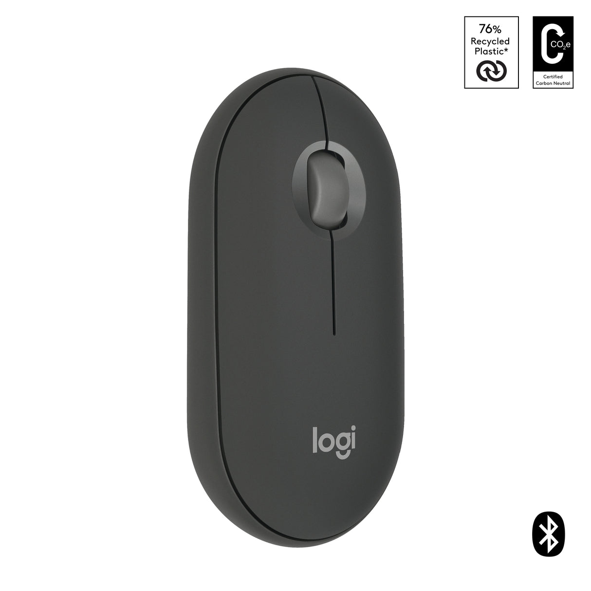 Logitech Pebble 2 M350s mouse Viaggio Ambidestro RF senza fili + Bluetooth Ottico 4000 DPI