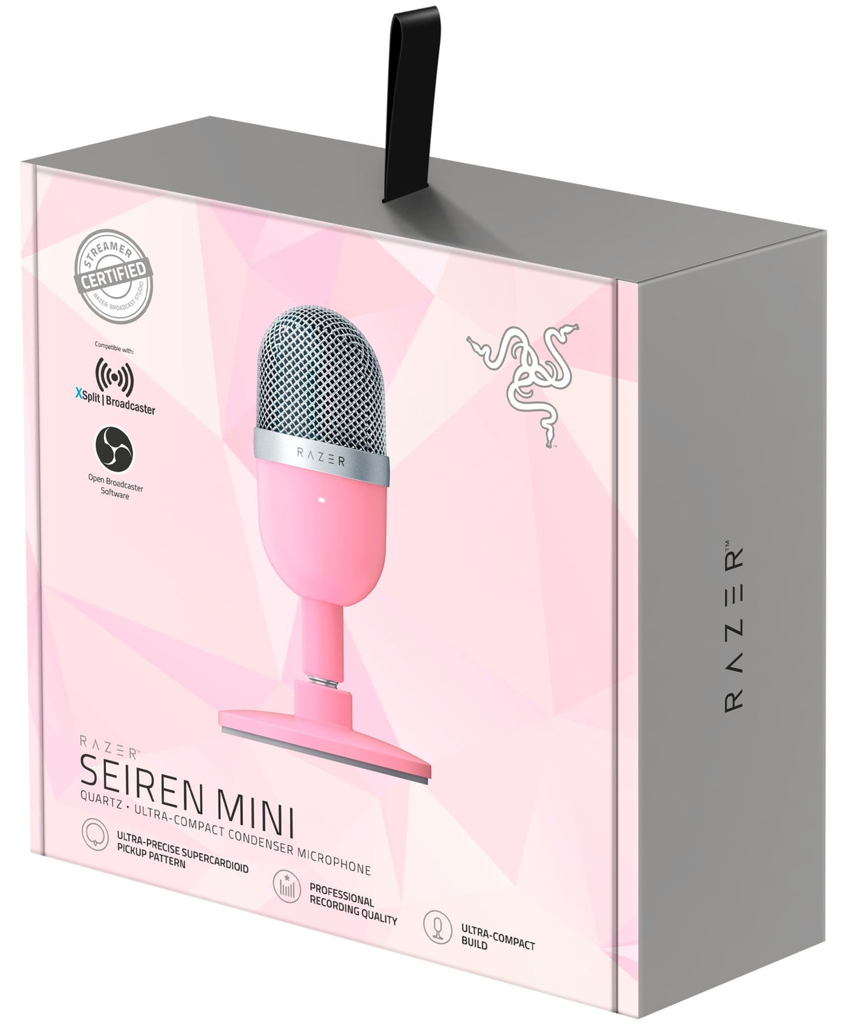 Razer Seiren Mini Rosa Microfono da tavolo