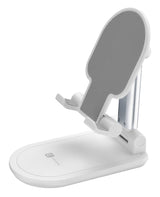 Cellularline Table Stand - Universale per Smartphones e Tablets Supporto da tavolo pieghevole per smartphones e tablets