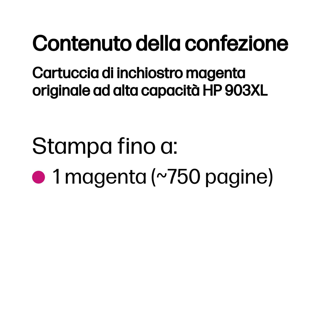 HP Cartuccia di inchiostro magenta originale ad alta capacità 903XL