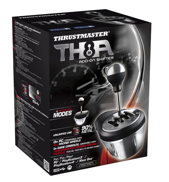 Thrustmaster 4060059 periferica di gioco Nero, Metallico USB Speciale PC, PlayStation 4, PlayStation 5, Playstation 3, Xbox