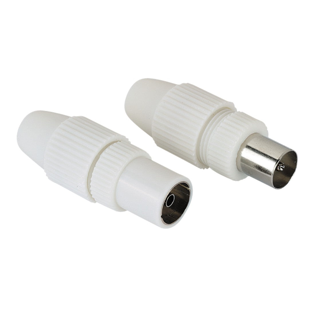 Hama Spina per cavo antenna coassiale maschio e femmina, 5-7 mm (2 pzz.)