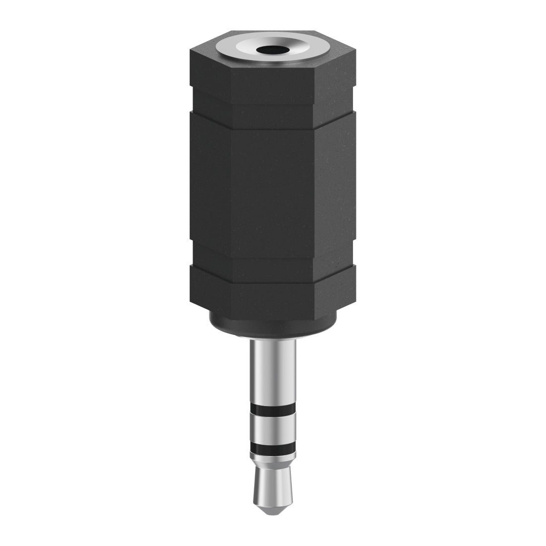 Hama 00205199 adattatore per inversione del genere dei cavi 2.5mm 3.5mm Nero, Argento