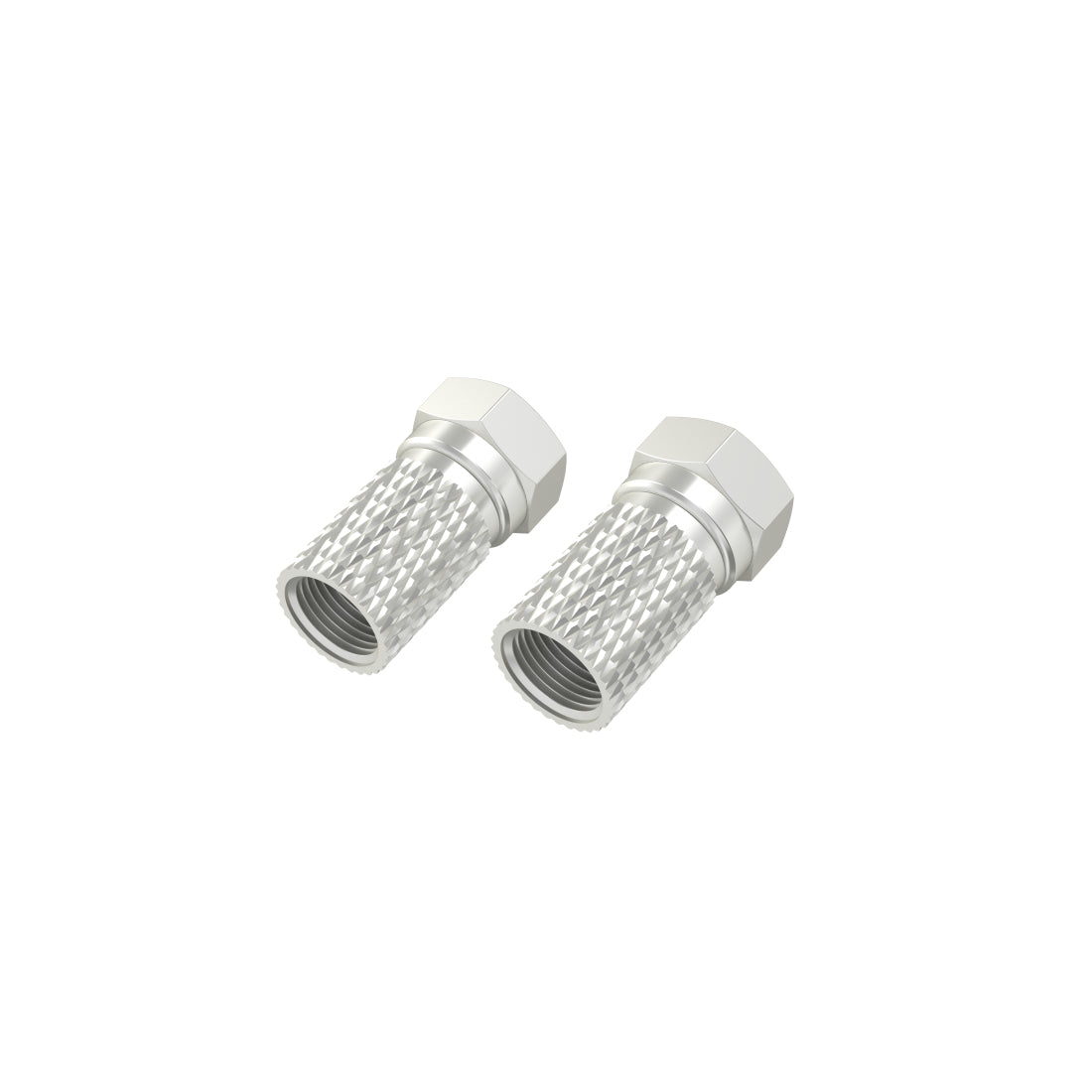 Hama 00205207 connettore coassiale Tipo F 2 pz