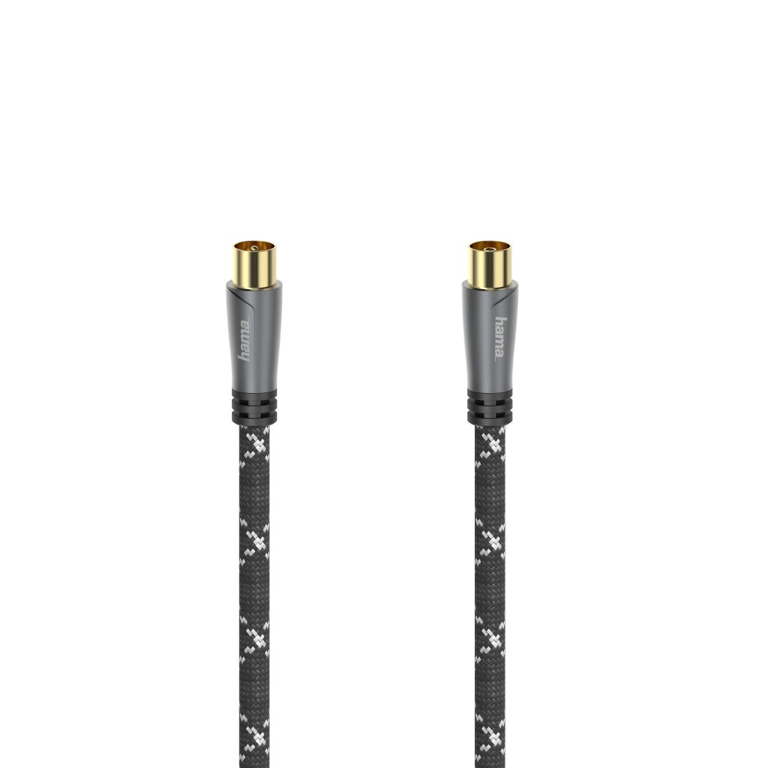 Hama 00205072 cavo coassiale 5 m Nero, Grigio