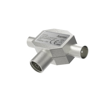 Hama Distributore antenna 1 F/2 M, corpo in metallo