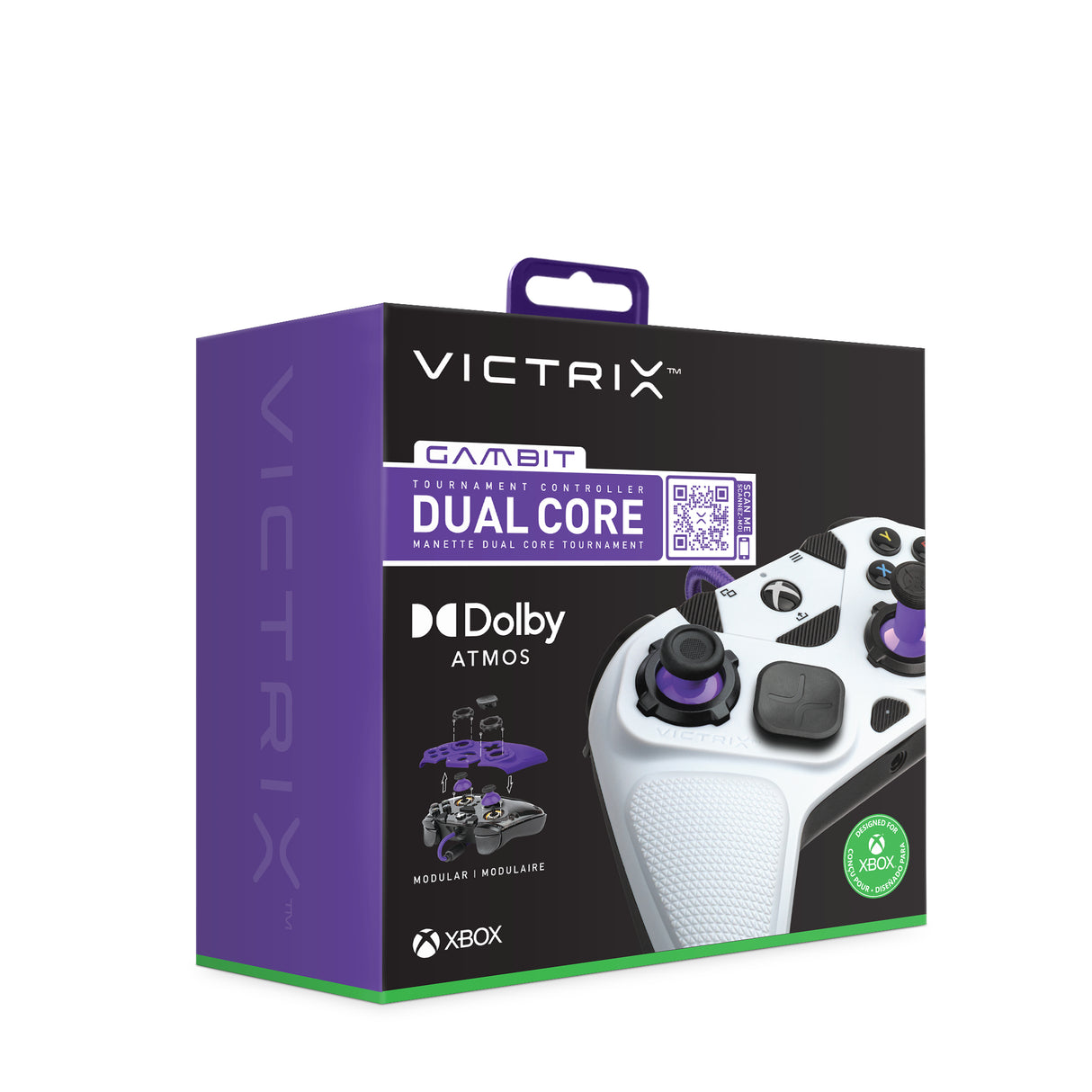 Victrix Gambit Nero, Bianco USB Gamepad Analogico/Digitale PC, Xbox One, Xbox Series S, Xbox Series X