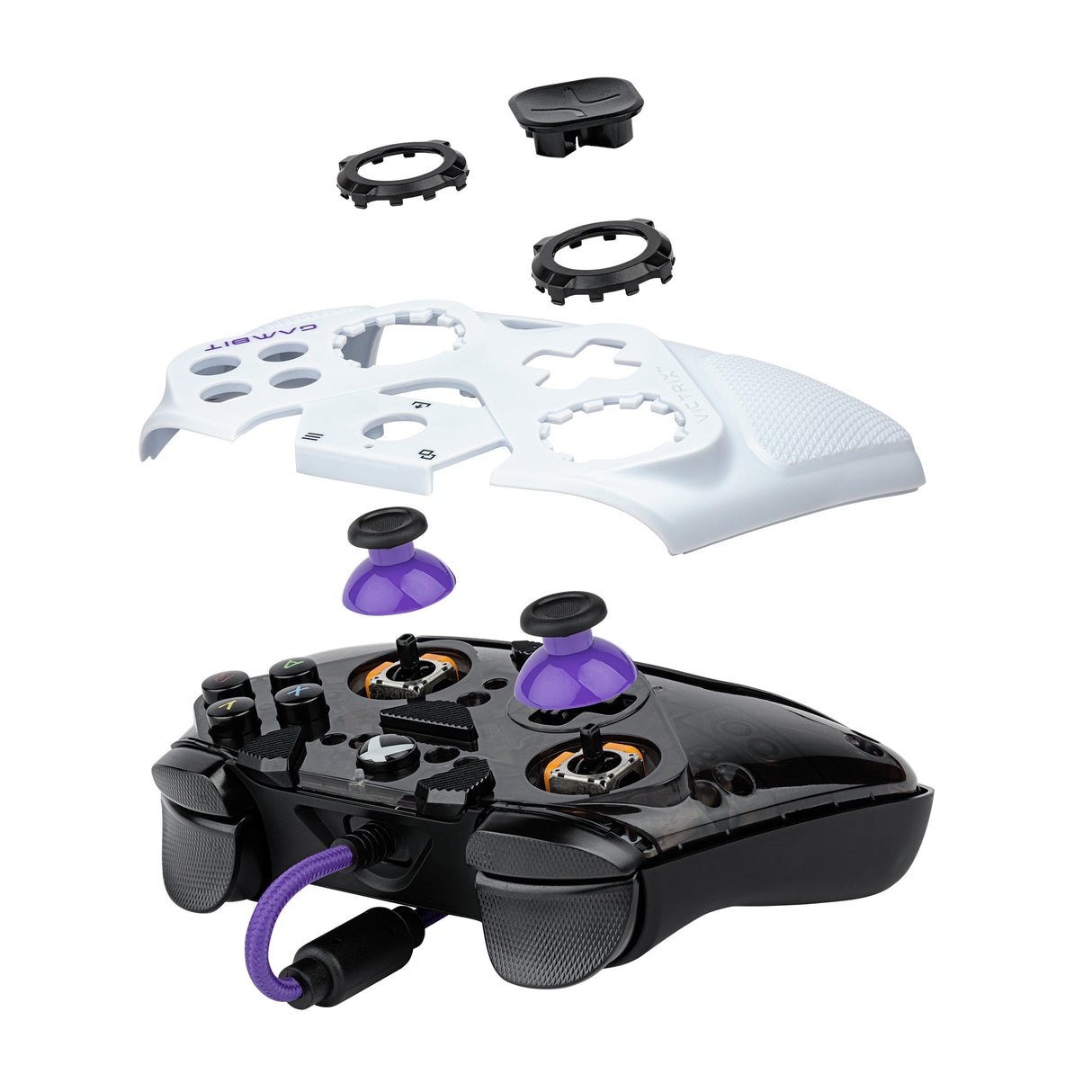 Victrix Gambit Nero, Bianco USB Gamepad Analogico/Digitale PC, Xbox One, Xbox Series S, Xbox Series X