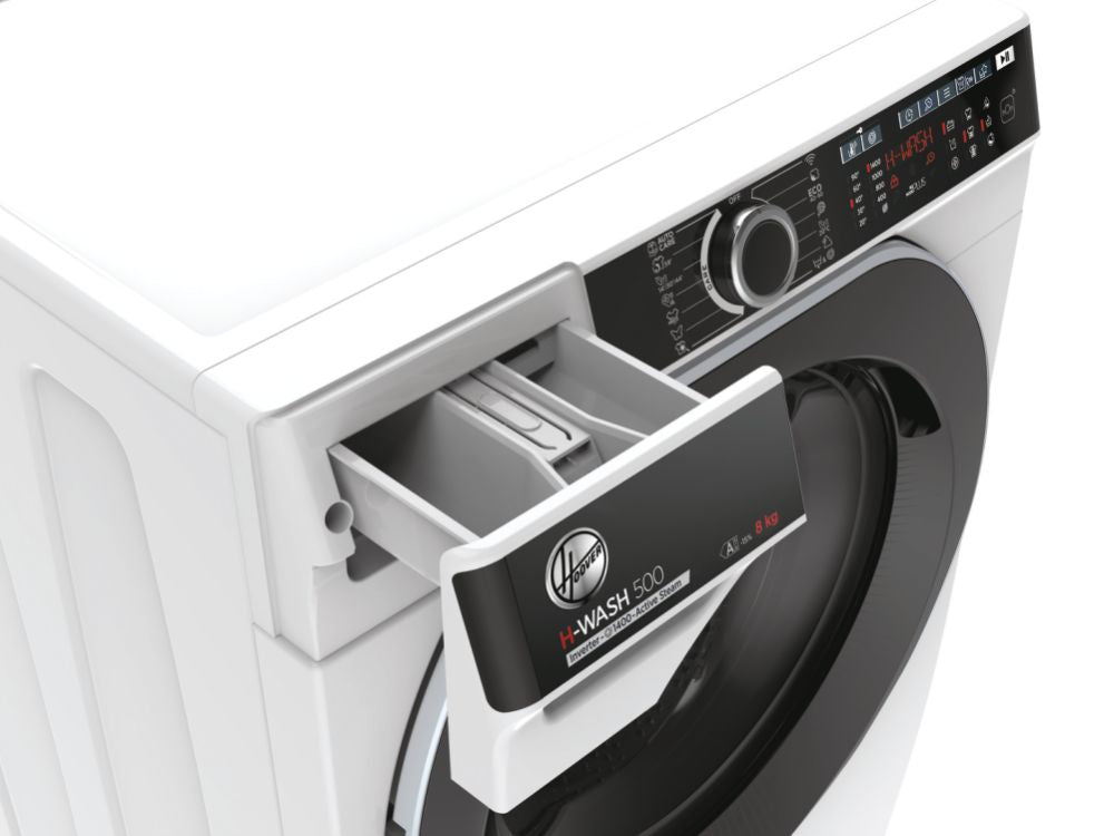 Hoover H-WASH 500 HWP 48AMBC7/1-S lavatrice Caricamento frontale 8 kg 1400 Giri/min Bianco