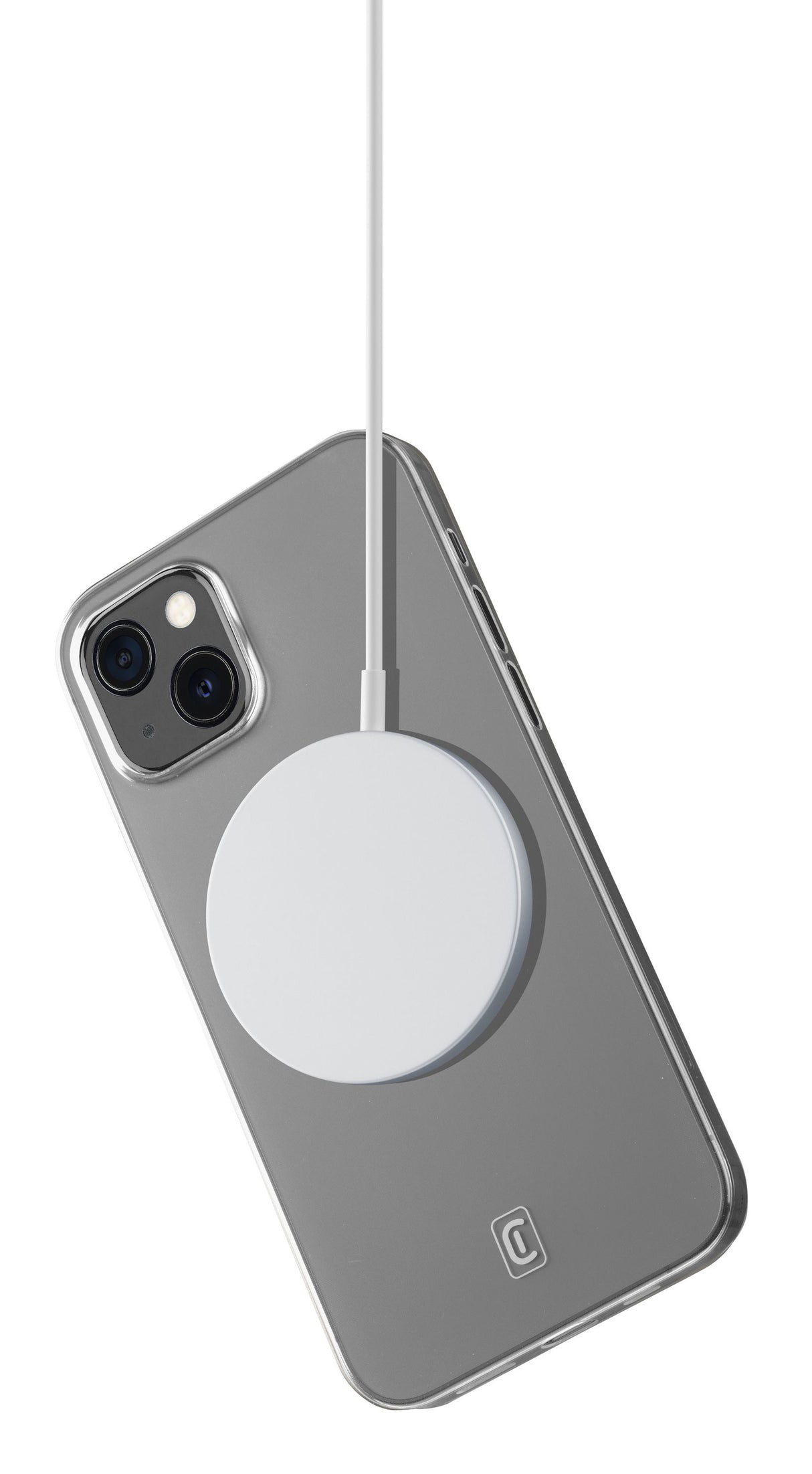 Cellularline Zero - iPhone 13 Custodia semi-rigida trasparente ultra sottile con finitura opaca