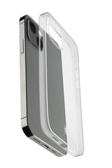Cellularline Zero - iPhone 13 Custodia semi-rigida trasparente ultra sottile con finitura opaca
