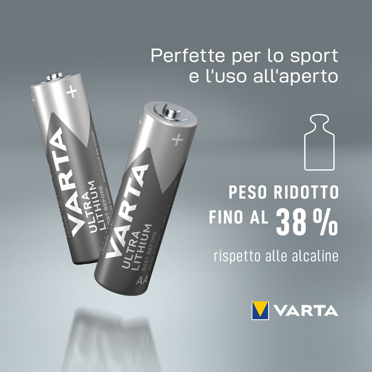 Varta Ultra Lithium, Batteria al litio, AA, Mignon, FR14505, Blister da 2