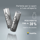 Varta Ultra Lithium, Batteria al litio, AA, Mignon, FR14505, Blister da 2