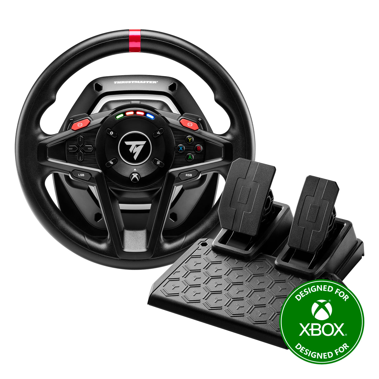 Thrustmaster T128 Nero USB Sterzo + Pedali Analogico PC, Xbox, Xbox One