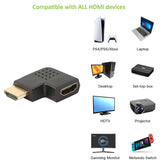 Techly Adattatore HDMI Maschio / Femmina Angolato 90° (IADAP HDMI-R)
