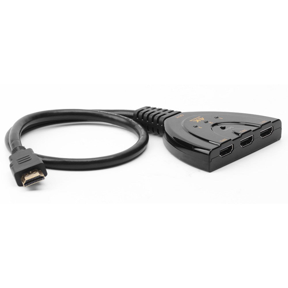 Techly IDATA HDMI-3F30 conmutador de vídeo