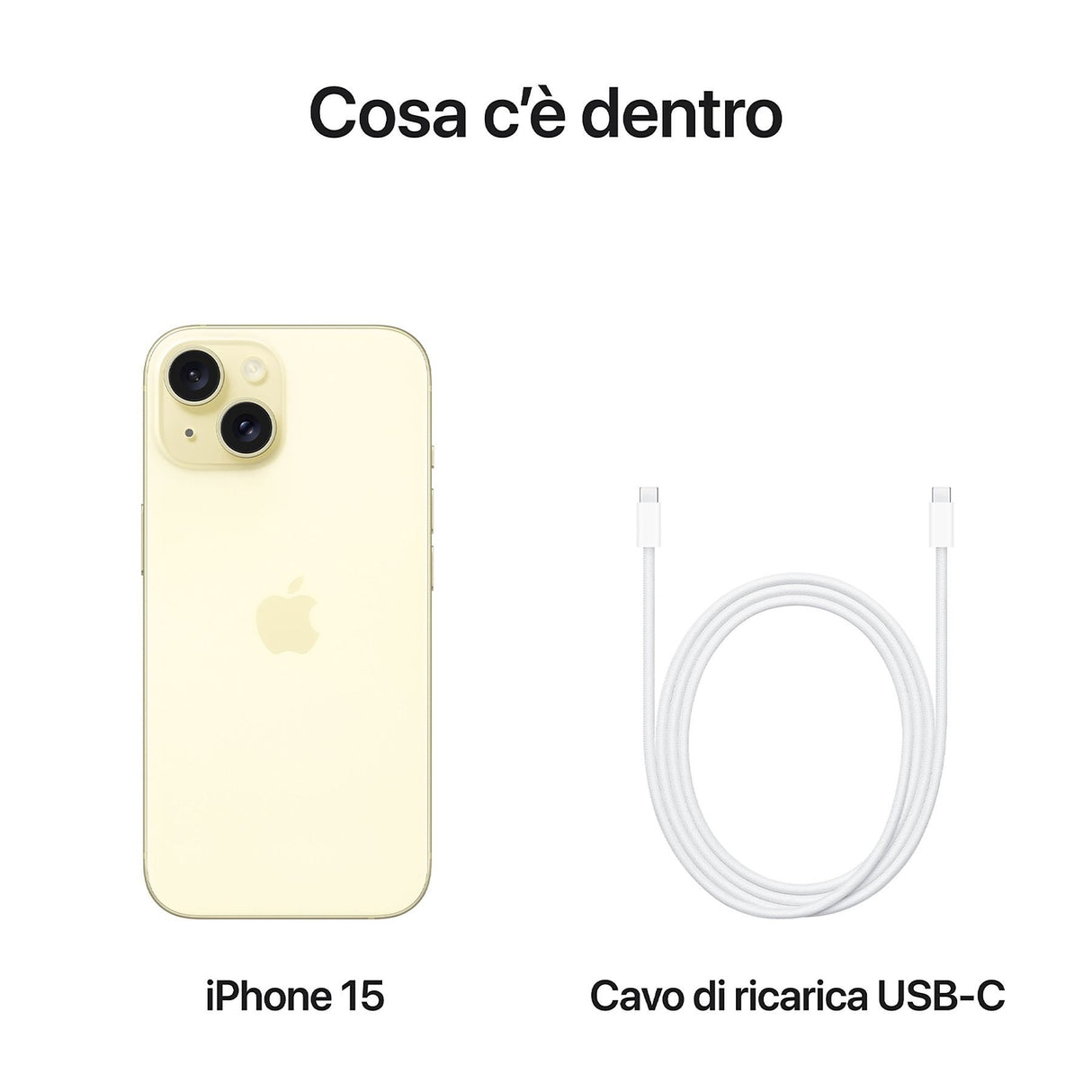 Apple iPhone 15 256GB Giallo