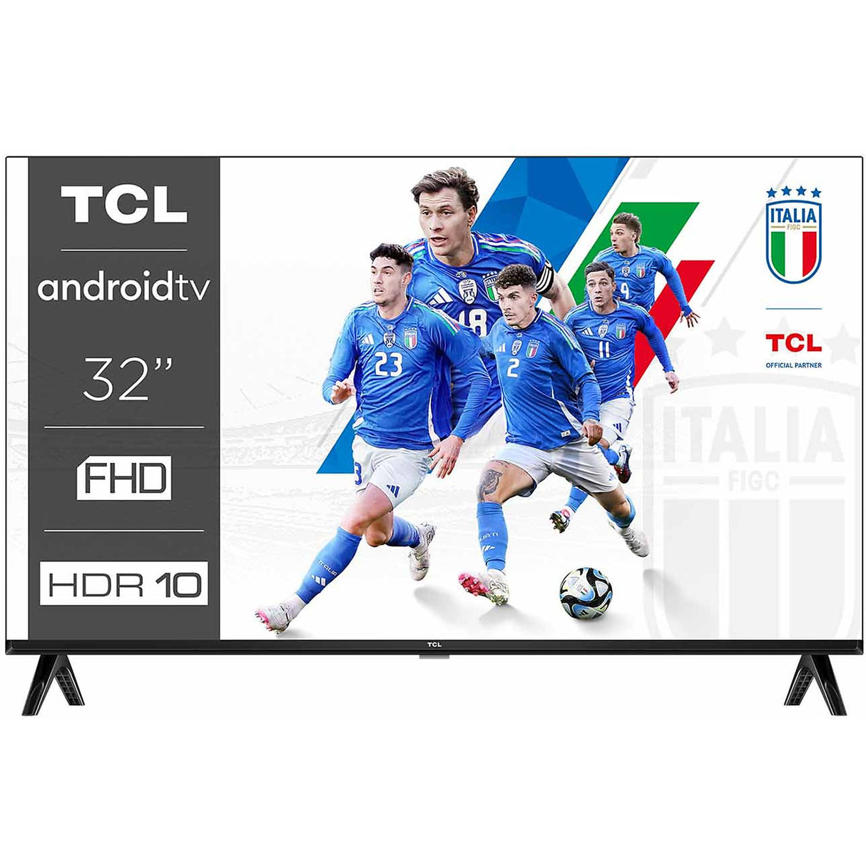 TCL 32S5400AF Smart TV 32 pollici, Full HD, HDR, Android TV, Wi-Fi, Bluetooth, Google Assistant