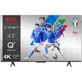 TCL 43C655 QLED Pro Smart TV 43 pollici, 4K Ultra HD, HDR, Google TV, Dolby Atmos, Wi-Fi, Bluetooth, Alexa e Google Assistant, Google Duo