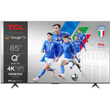 TCL 85C655 QLED Pro Smart TV 85 pollici, 4K Ultra HD, HDR, Google TV, Dolby Atmos, Wi-Fi, Bluetooth, Alexa e Google Assistant, Google Duo