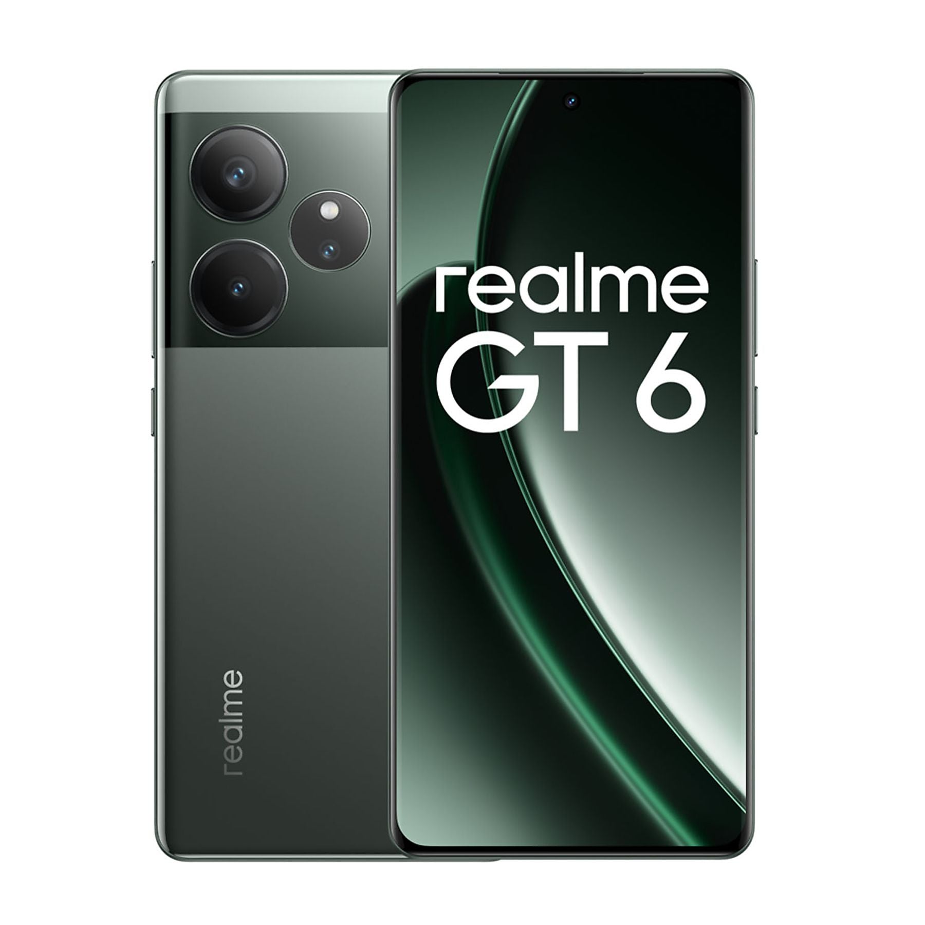 Realme GT 6 Razor Green 512GB, RAM 16GB, NFC, Android 14, Ricarica ultra rapida 120W