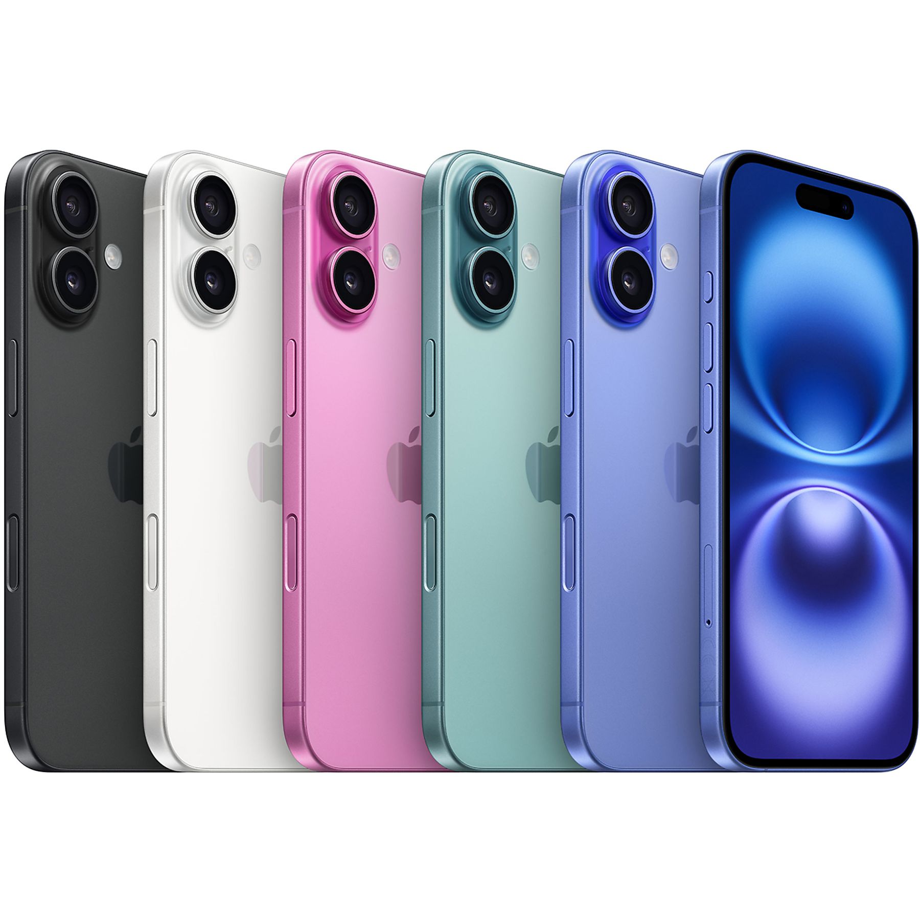 Apple iPhone 16 128GB, 6.1", Blu oltremare, 5G, Wi-Fi 7, Controllo fotocamera, chip A18, tanta autonomia in più