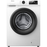 Hisense Lavatrice 7Kg SERIE WF WFQP7012EVM, Slim 45cm, Centrifuga 1200 giri, Bianco e Nero , classe C