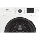 Beko Lavatrice 9Kg B300 SERIES WTX91482AI SteamCure, Centrifuga 1400 giri, White e Black, classe A