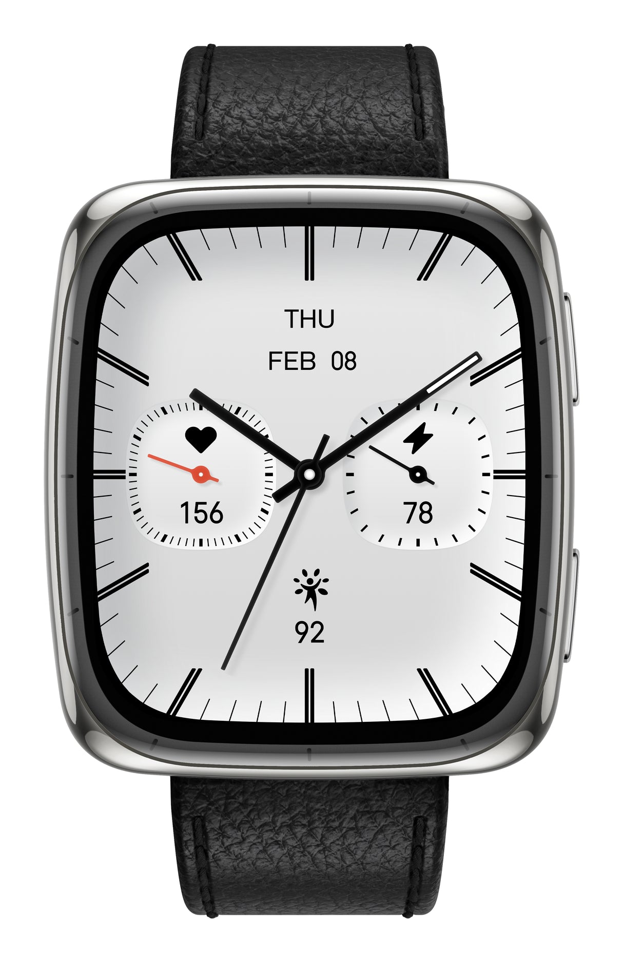 Amazfit Active 2 Square Smartwatch Nero 1,75″ AMOLED