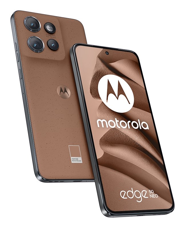 Motorola Edge 50 Neo 12 GB / 512 GB Mocha Mousse Dual SIM 5G – Display 6,36″ pOLED 120 Hz, Batteria 4310 mAh